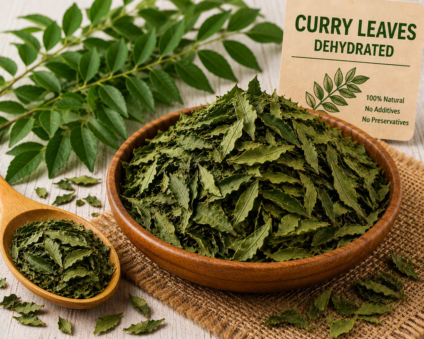 Curry Dehydrated Leaves