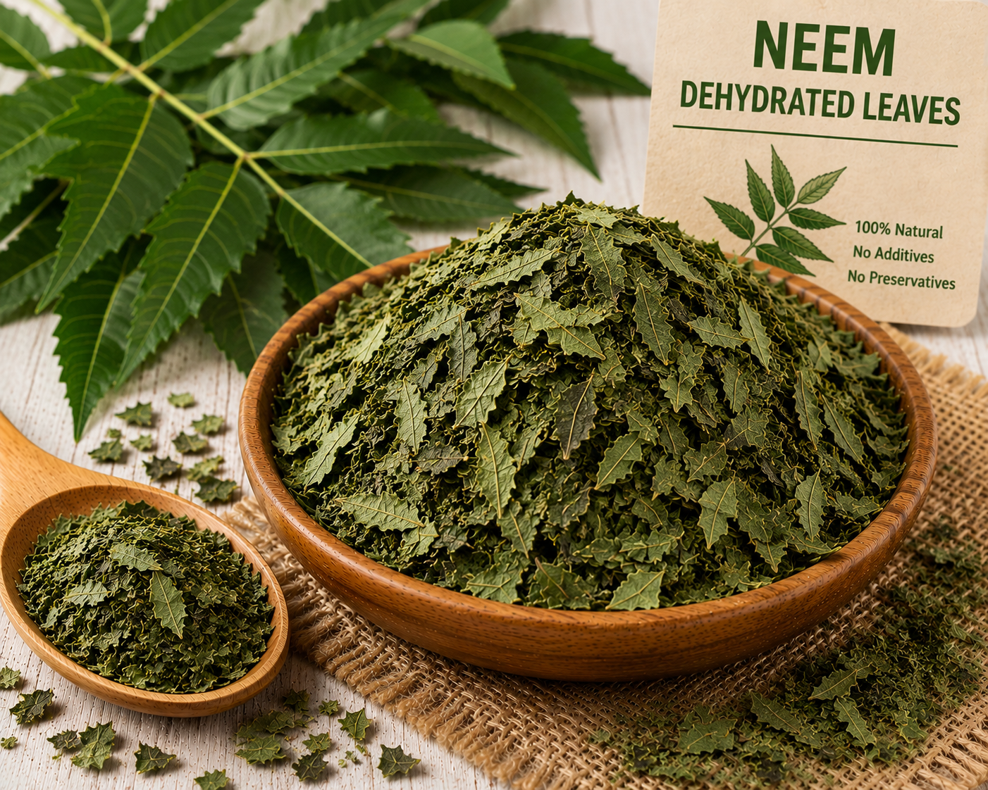 Neem Dehydrated Leaves